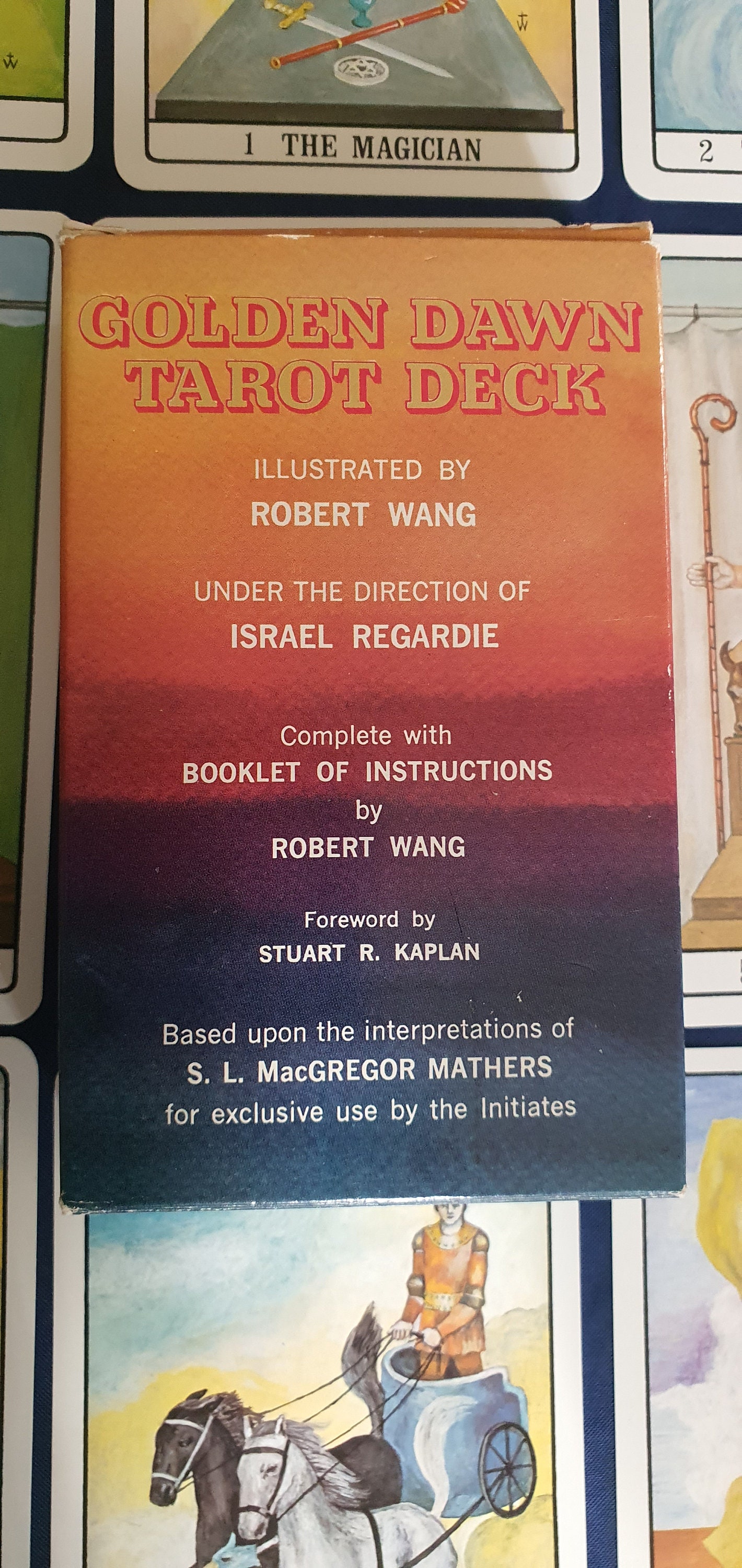 Tarot Golden Dawn by Robert Wang Israel Regardie 1978 Rare