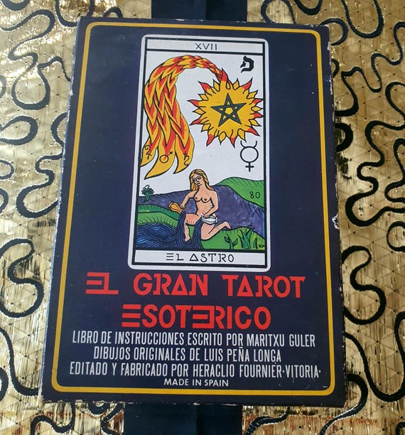 El Gran Tarot Esoterico 1976 Instruction Maritxu Guler