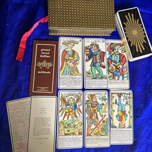 Grand Tarot Belline 1966 Grimaud de luxe vintage rare