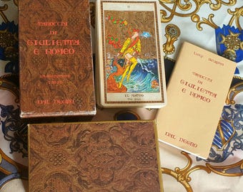 Shakespeare tarot, Tarocchi Giulietta and Romeo deluxe version 1990 Luigi Scapini rare!