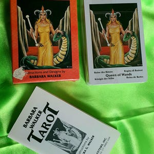 Tarocchi Barbara Walker 1986 carte sigillate rari