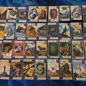 Zodiac Tarot Confidences (Muchery-Karten) sehr selten