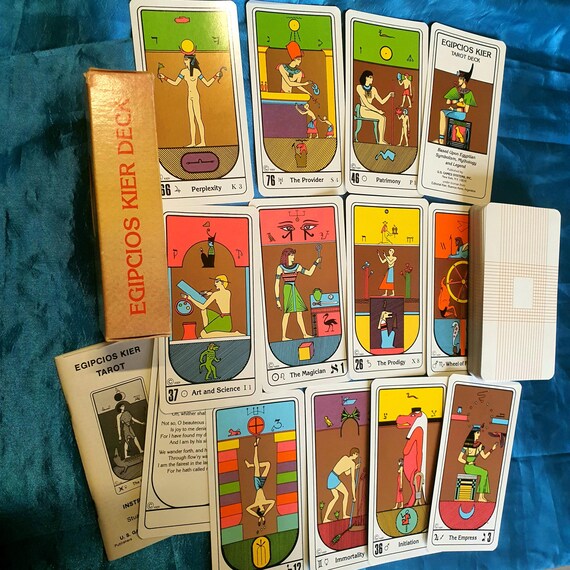 Egipcios Kier Tarot Deck 1984 US Games Systems Rare - Etsy