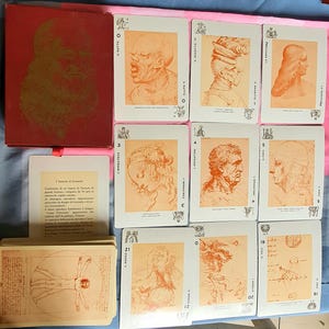 【DAL NEGRO】トランプ/タロットカード★vintage★ Dal Negro Tarot Deck - Etsy