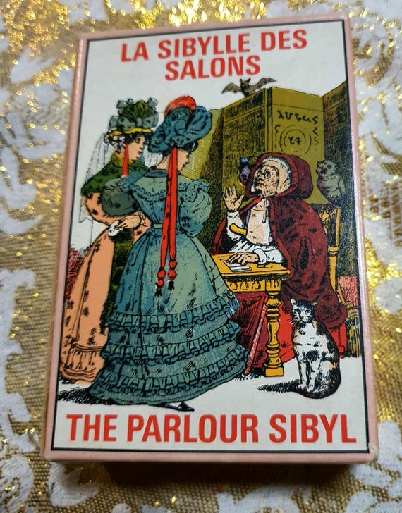 The Parlour Sybil Vintage Grimaud Tarot Fortune Cards Rare