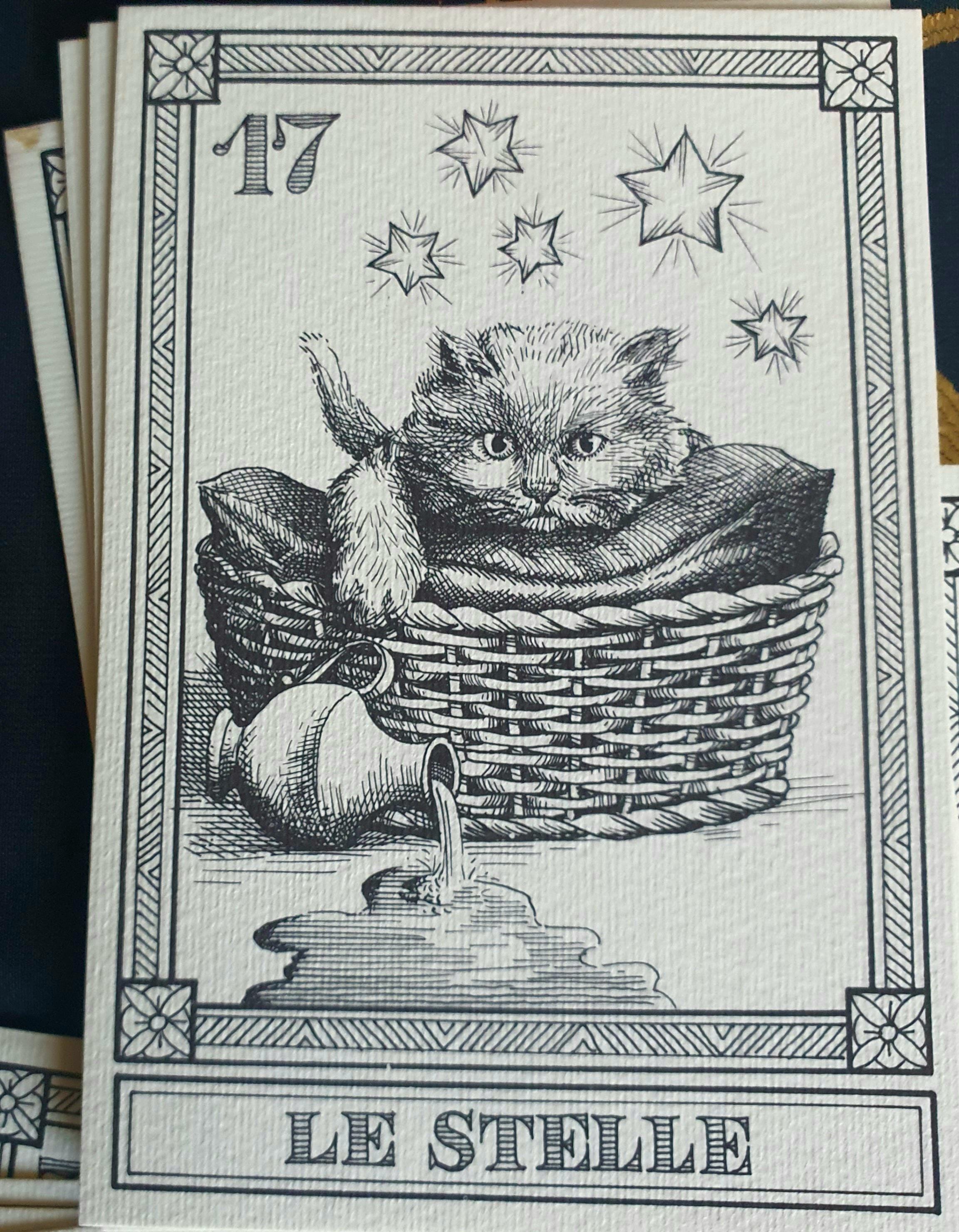 Tarot 22 Majors Arcana of the Cats by Osvaldo Menegazzi 1990