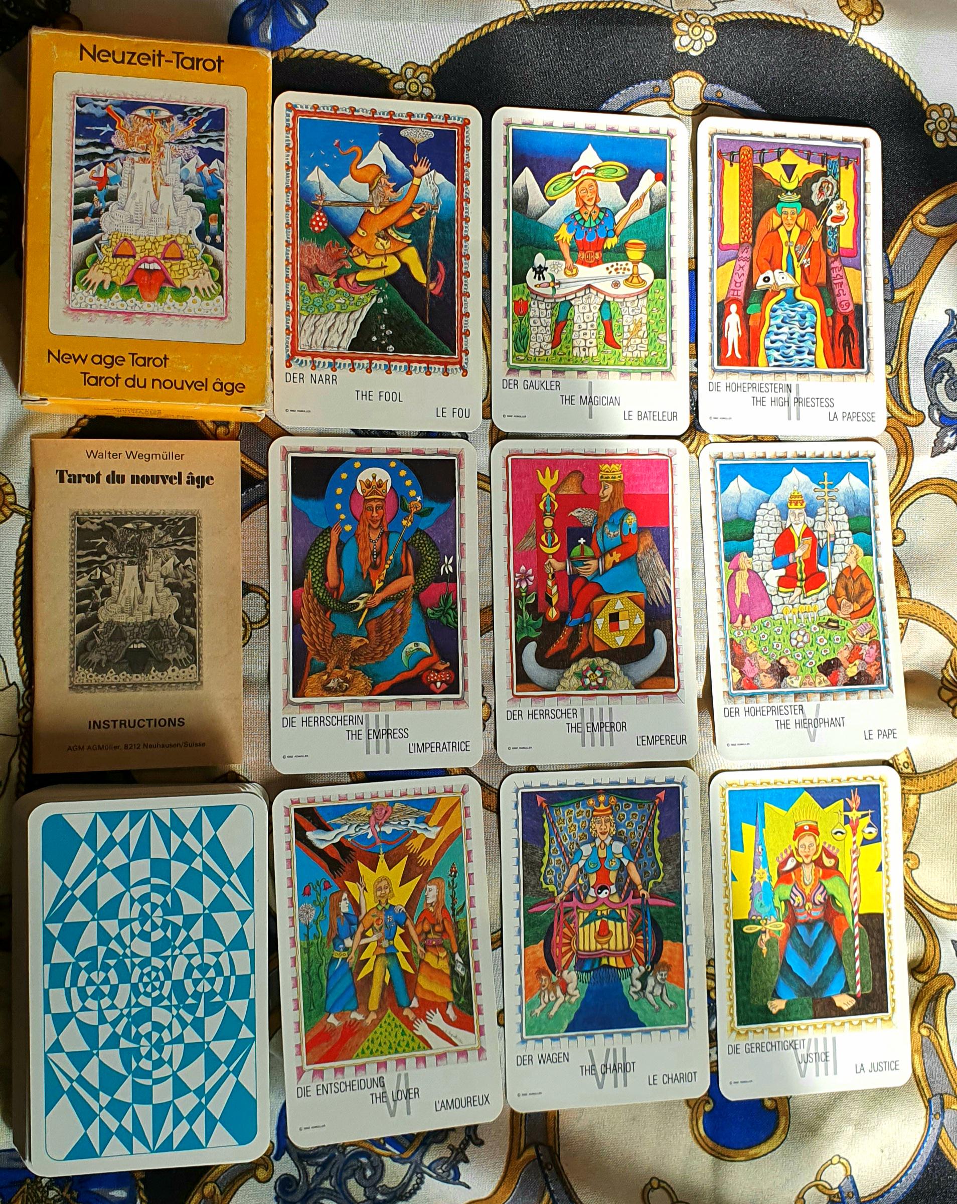 New Age Tarot by Walter Wegmuller 1982 AGM Rare! - Etsy