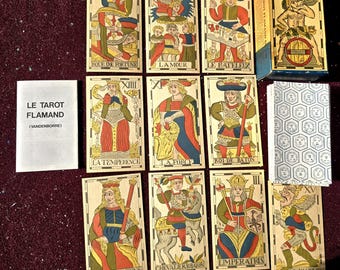 Tarot Flamand de Vandeborre Carta Mundi rare