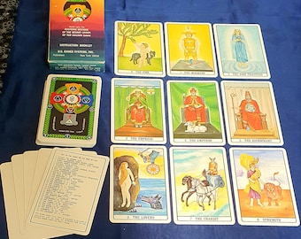 【DAL NEGRO】トランプ/タロットカード★vintage★ Piedmont Tarot Vintage 80s/90s Complete Dal Negro - Etsy