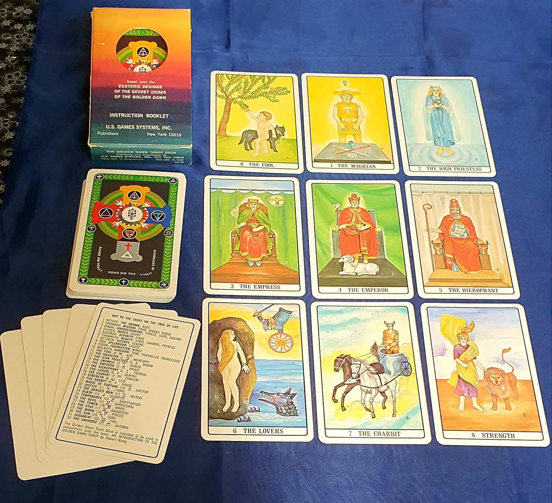 コレクション GOLDEN DAWN TAROT DECK Golden Dawn Tarot illustriert von Robert Wang Israel
