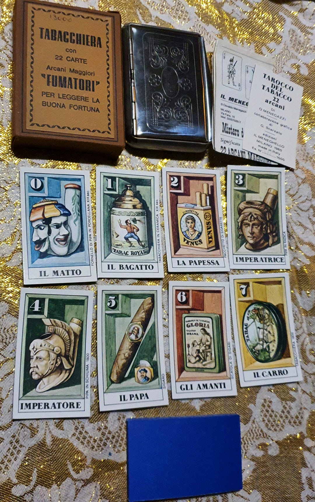 Tobacco Tarot 1980 With Nice Metal Box Limited Ed. Meneghello Rare - Etsy Tobacco Tarot 1980 With Nice Metal Box Limited Ed. Meneghello Rare - Etsy