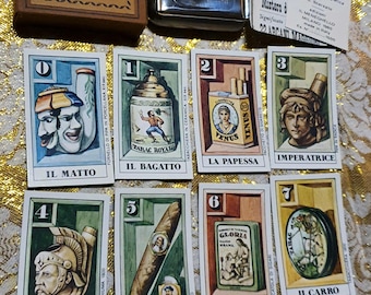 【DAL NEGRO】トランプ/タロットカード★vintage★ Piedmont Tarot Vintage 80s/90s Complete Dal Negro - Etsy