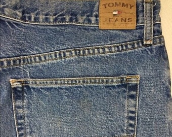 90s Tommy Hilfiger Medium Wash Denim Baggy Jeans