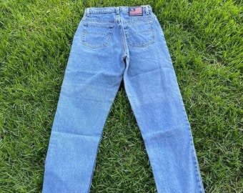 90s Y2k Vintage Ralph Lauren Polo Jeans Company High Rise Waisted Mom Jeans 8
