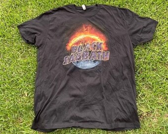 Black Sabbath 2016 The End Tour Shirt Size XXL Double sided Band Tee