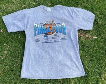 Y2k Vintage NCAA Final Four Shirt LSU UCLA George Mason Florida University’s xl