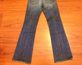 Y2K Vintage 7 For All Man Kind Jeans Low Rise Jeans Boot Cut Jeans Size 25