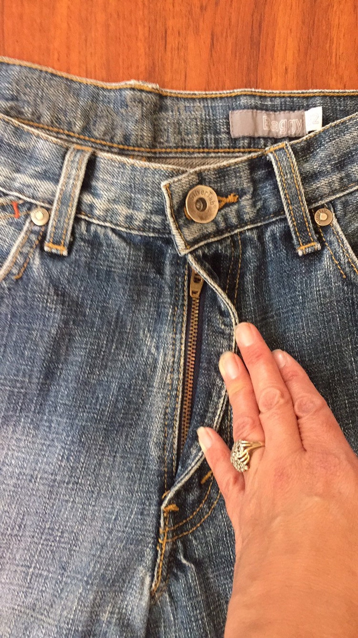 90s Vintage Levis Silver Tab Denim Jeans 90s Baggy Levis | Etsy