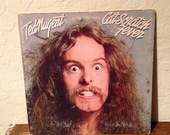 Ted Nugent - Cat Scratch Fever, Vintage Vinyl Records, Vintage Records, Rock Vinyl, Rock Records, Record Albums, Vinyl Lp, 70s Records