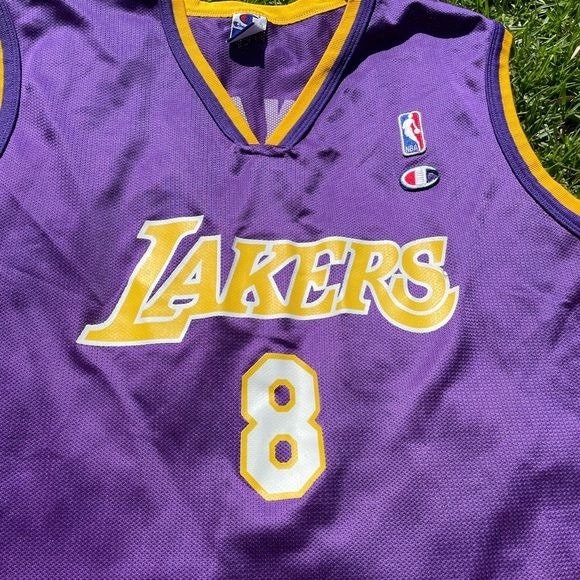 1998 Kobe Bryant Los Angeles Lakers Champion NBA Jersey Size 44 Large –  Rare VNTG