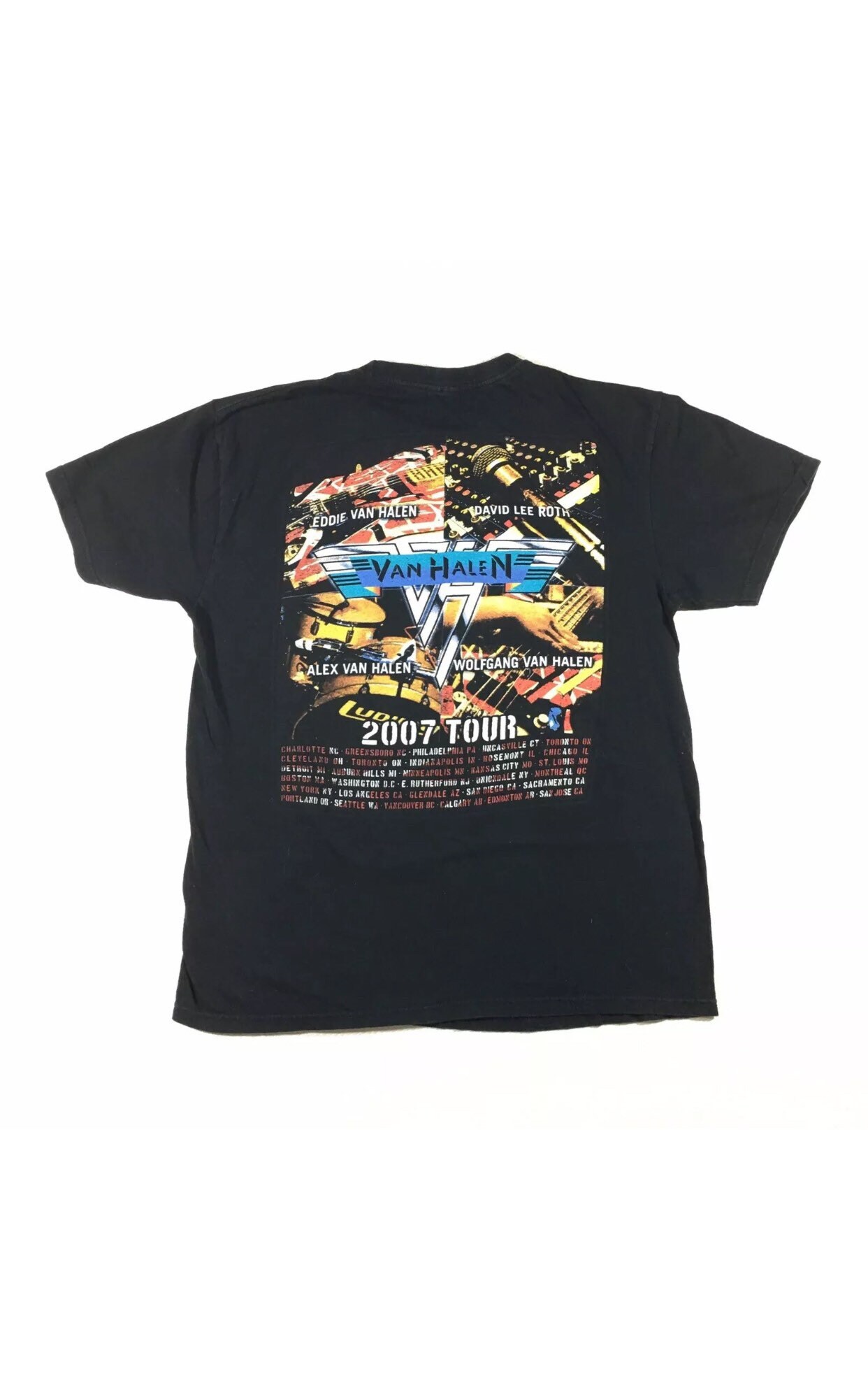 tour of the world van halen shirt
