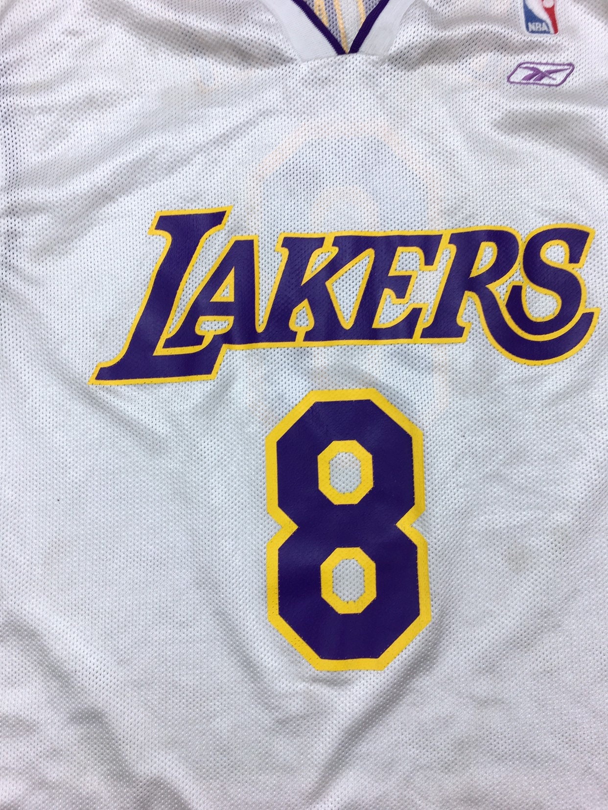 Vtg La Lakers Jersey Kobe Bryant 8 Reebok Nba 