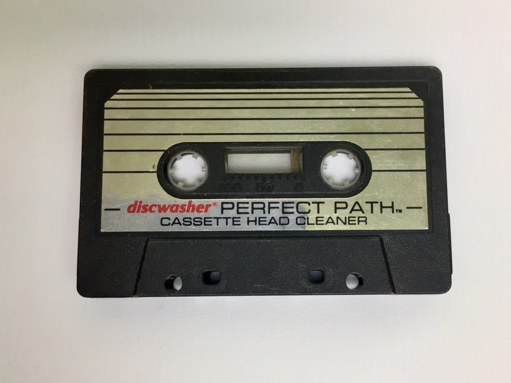 DiscWasher Perfect Path Cassette Head Cleaner, Vintage Cleaning