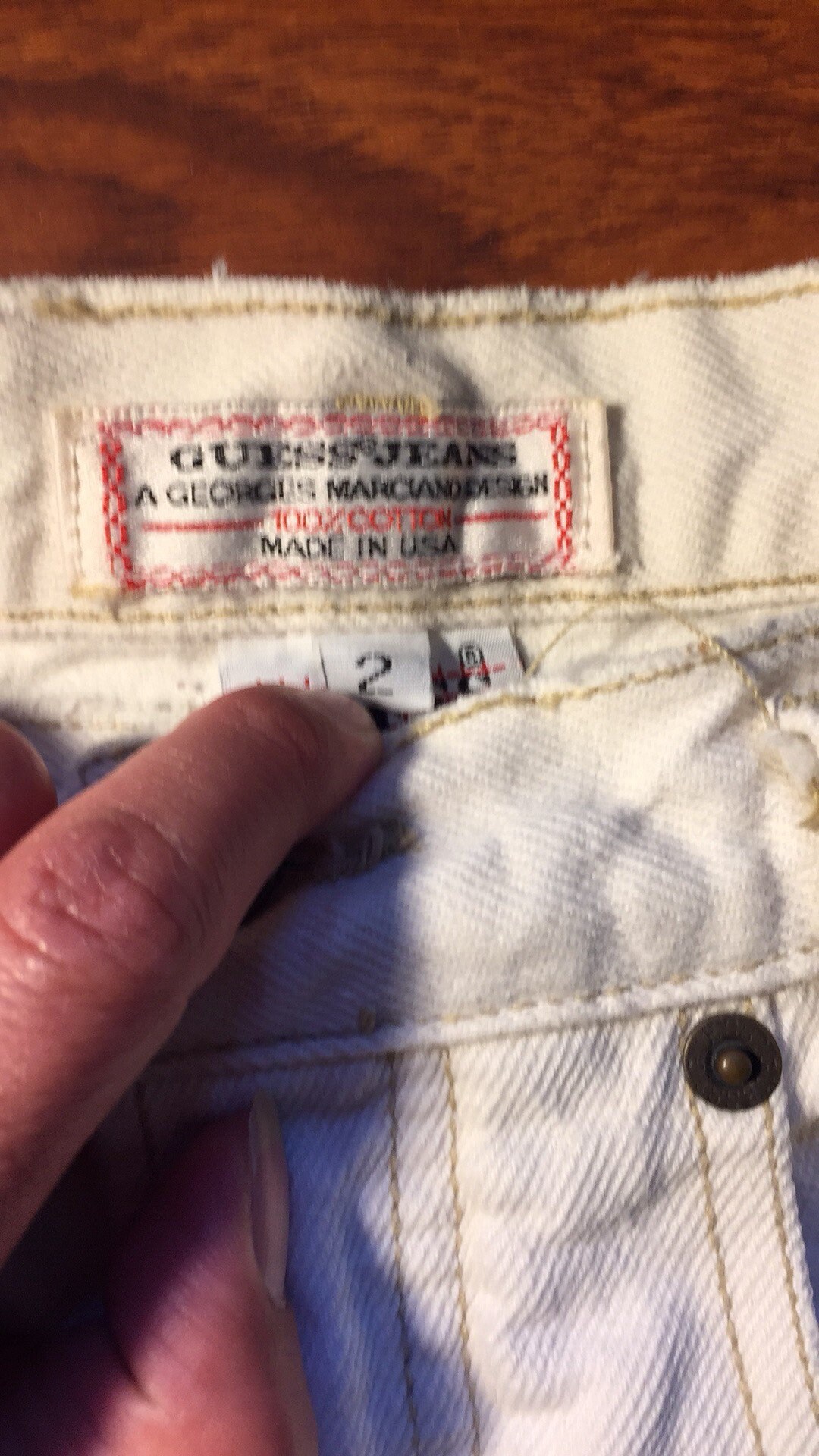 vintage guess jean shorts