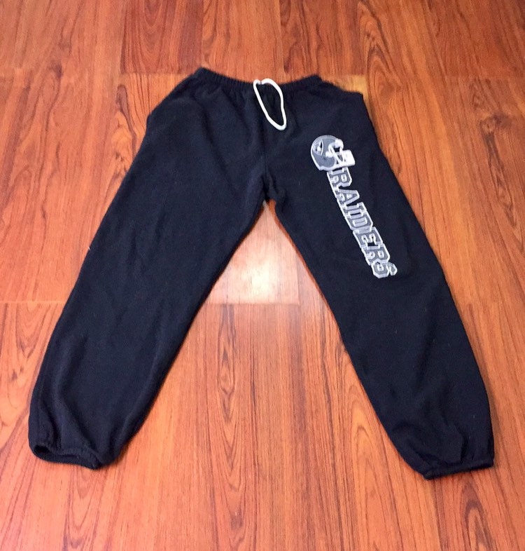 80s Vintage Los Angeles Raiders Black Sweat Pants Large, 80s Vintage LA  Raiders Joggers, Raiders Jogging Pants, OG LA Raiders Sweats Large