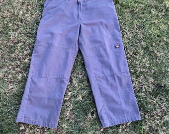 Y2k Vintage Dickies Double Knee Loose Fit Canvas Work Pants Skater Grunge Punk
