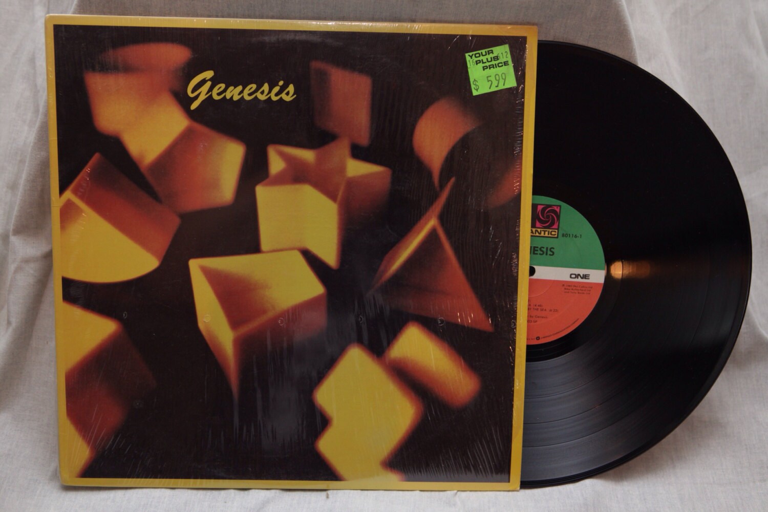 Genesis – Genesis limited edition yellow vinyl Japan LP with obi