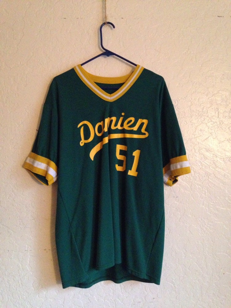 80s Vintage Damien High School Baseball Jersey, Mark Mcguire Alma Mater ...