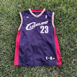 Vintage Labron James Adidas Cleveland Cavaliers Jersey Size Medium