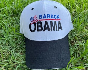 Vintage 2008 Barack Obama Presidential Commemorative Hat PREOWNED