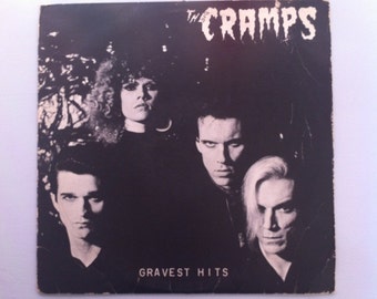 The Cramps - Gravest Hits Punk Rock Vinyl Record Album Lps, Rockabilly, Psychobilly, Punk Vinyl, Punk Record, Vintage Vinyl Records Sale,80s