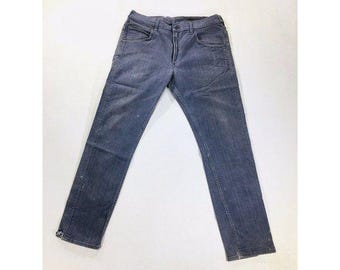 Levi’s Two Horse Brand 511 Men's 40x32 Gray Skinny Jeans Distressed 9 Pocket