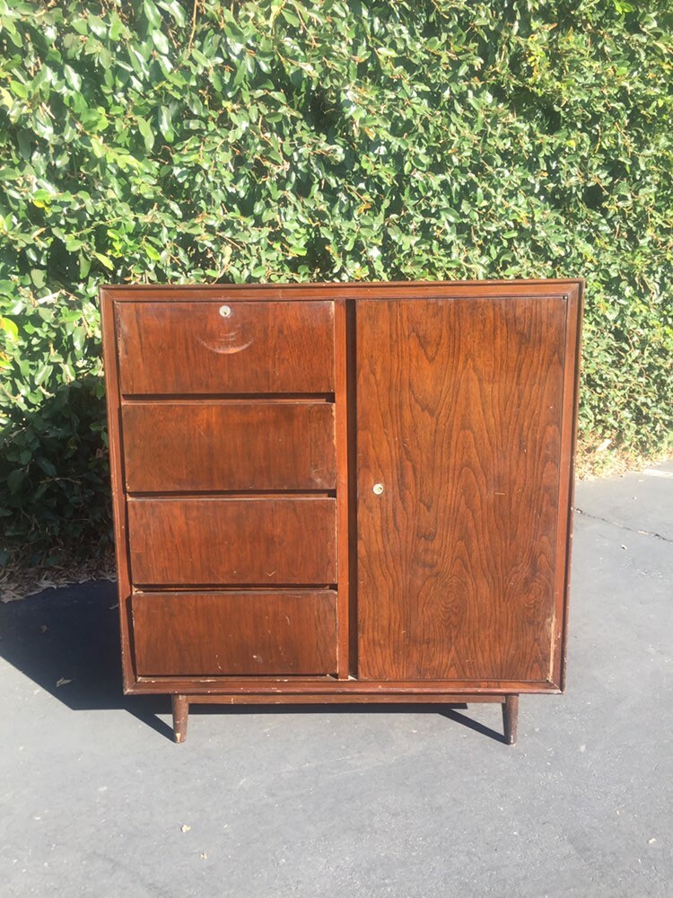 Mid Century Chinoiserie Modern Dresser Armoire Chest Of Drawers