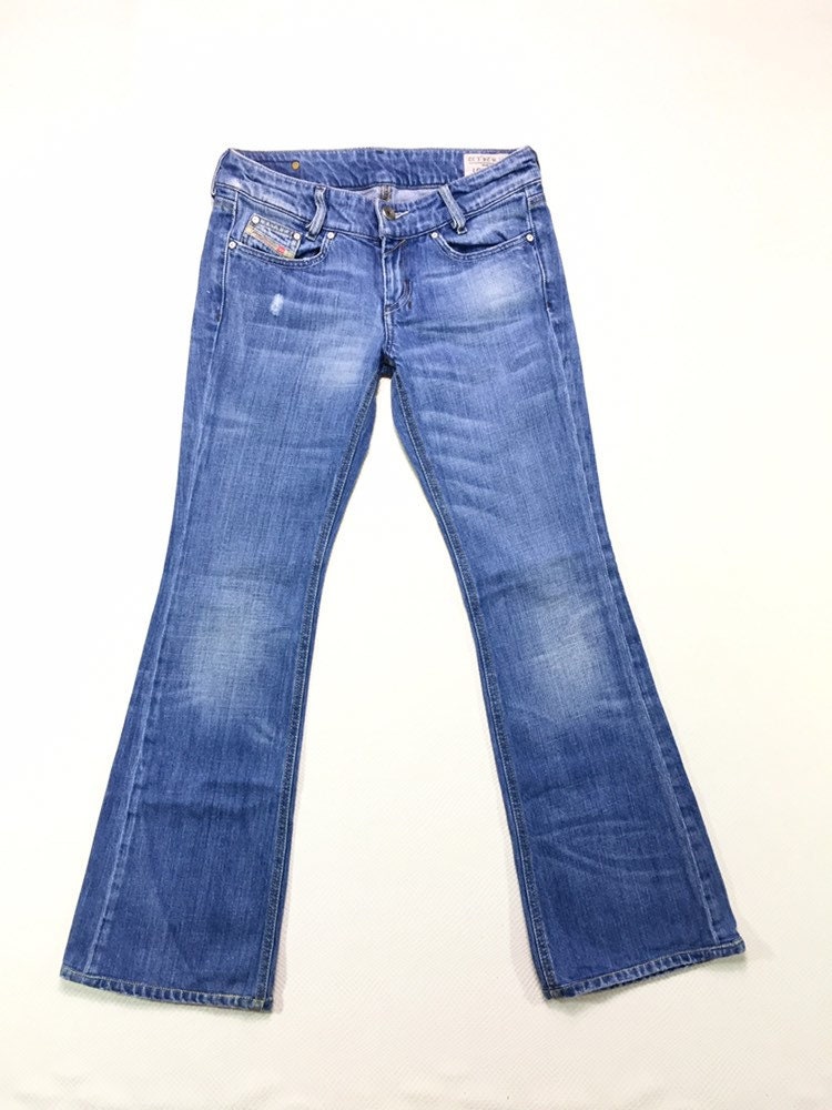 Y2K Vintage Diesel Industry Louvely Distressed Denim Wash 008HL Stretch ...