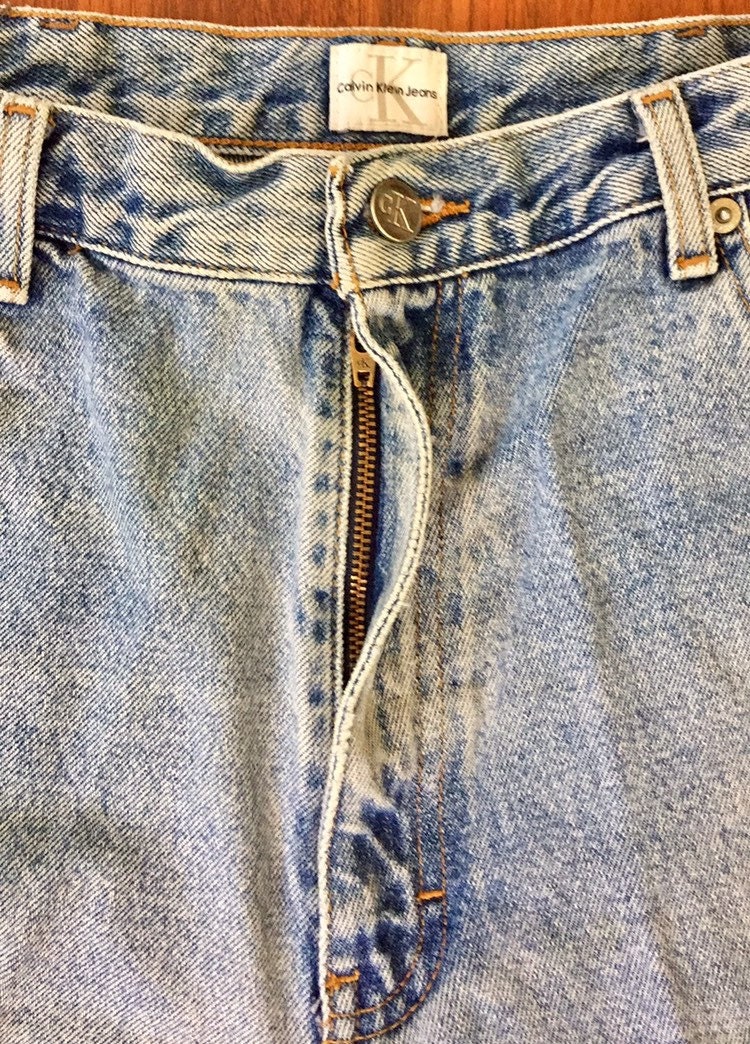 90s Vintage Calvin Klein Jeans Easy Fit 36, Double Stone Wash