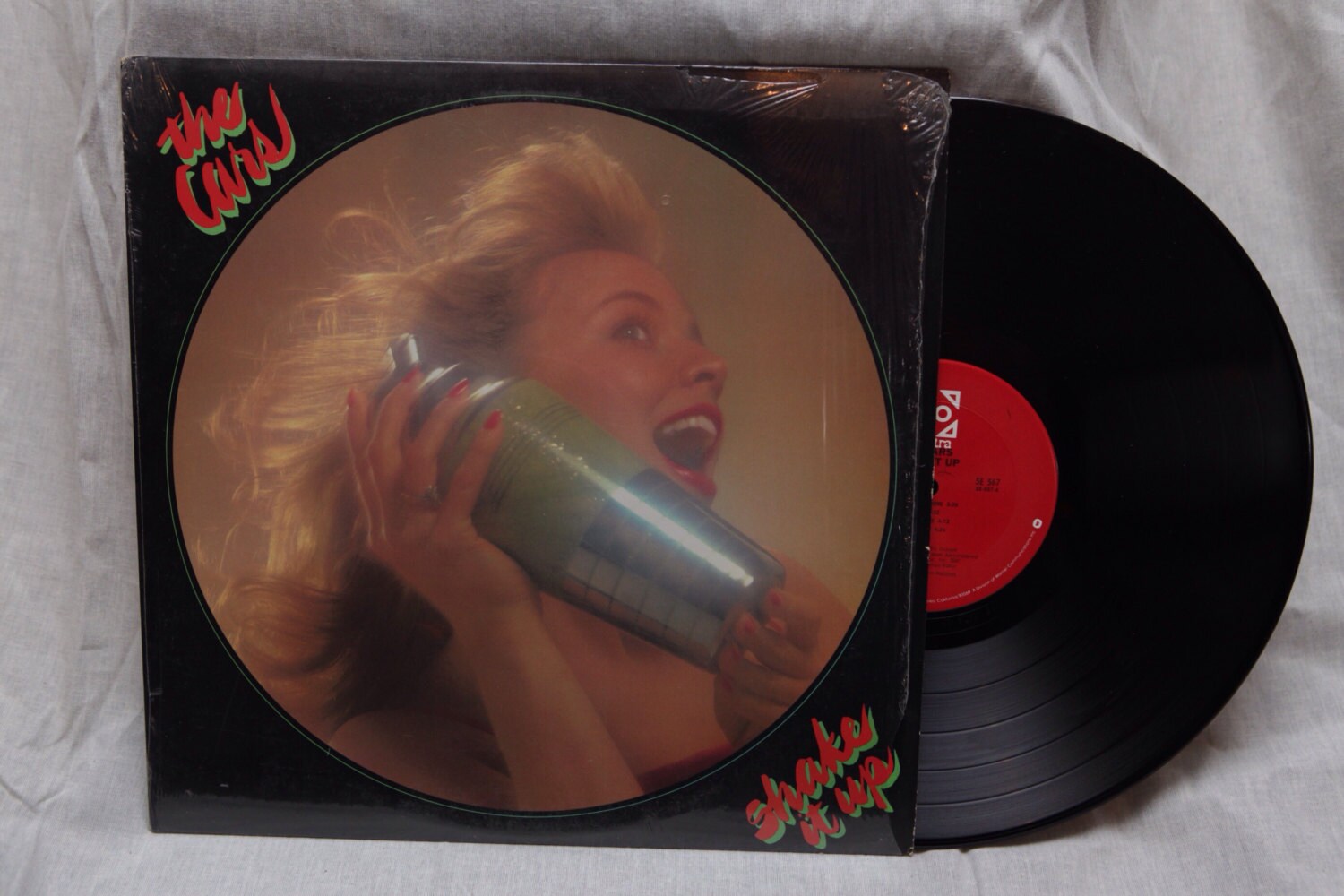 The Cars Shake It Up, Vinyl Record Album LP, 80s New Wave Music, 12