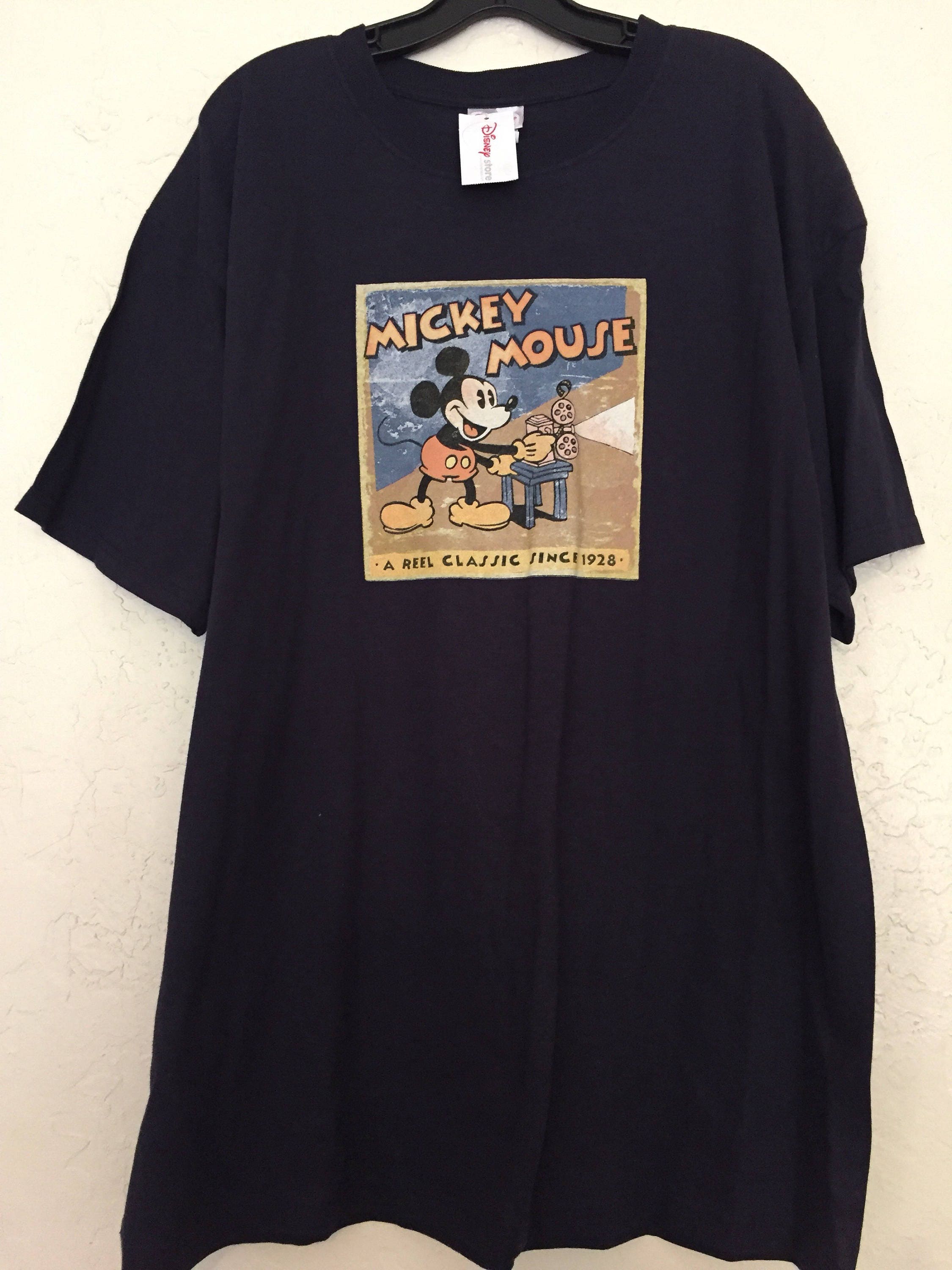 Vintage Mickey Mouse Graphic Tee Shirt Disney Store New with Tags, Disney Shirts, Disney