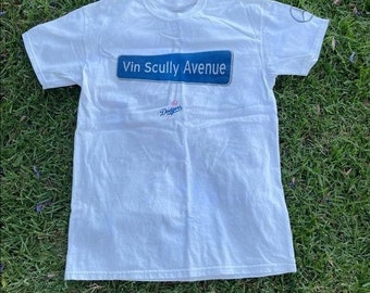 Los Angeles DODGERS VIN SCULLY Promotional Give Away Shirt Medium