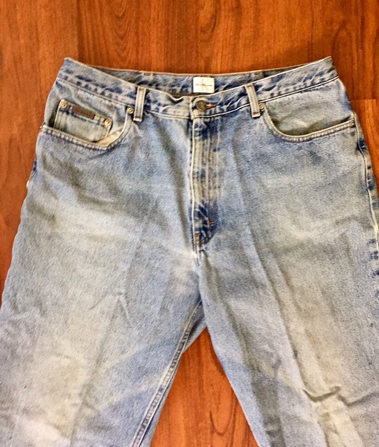 vintage calvin klein jeans sizing