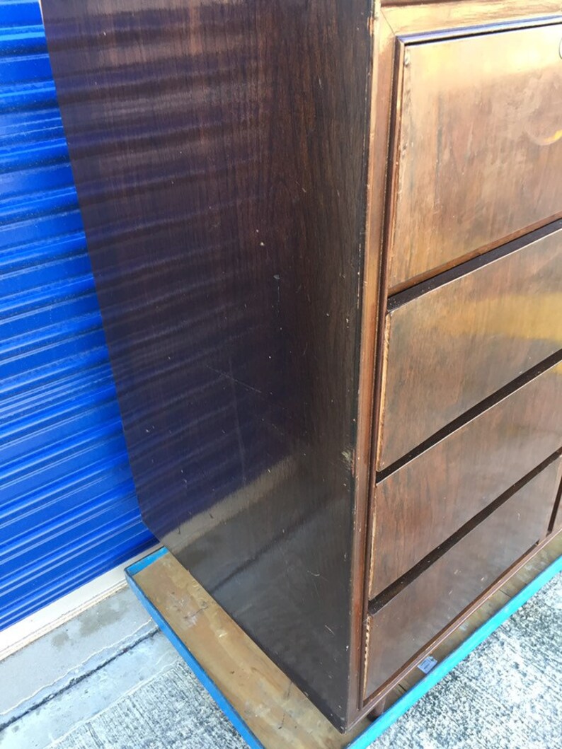 Mid Century Chinoiserie Modern Dresser Armoire Chest of Drawers Rare Chinese Cabinet