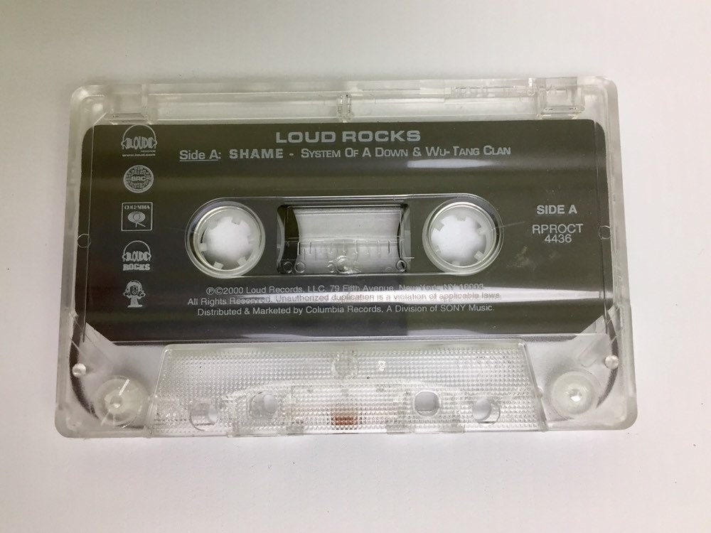 System Of A Down Shame Loud Rocks Cassette a Loud Records Promo Tape: Shame System of a Down x