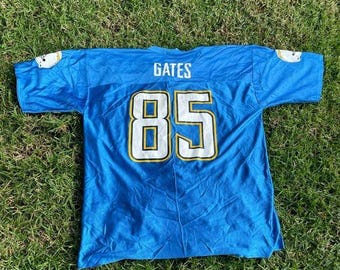Y2k Antonio Gates San Diego Chargers Home Jersey NFL Apparel Large