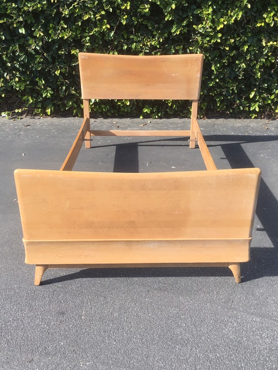 HeywoodWakefield Kohinoor Bed Twin Size Frame Mid Century Etsy