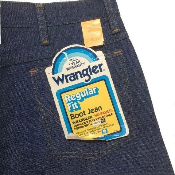 NWT 70s Vintage Deadstock Wrangler Bootcut Jeans - image 1
