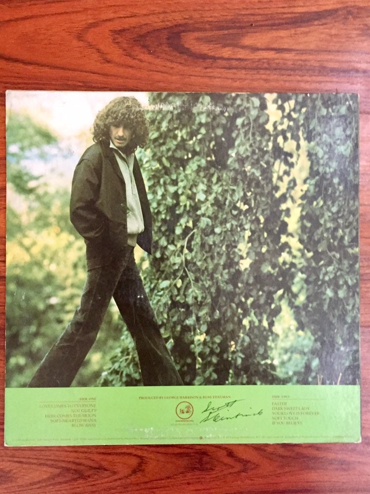 Harrison Self Titled Vintage 12 Vinyl Record Album LP 33 RPM