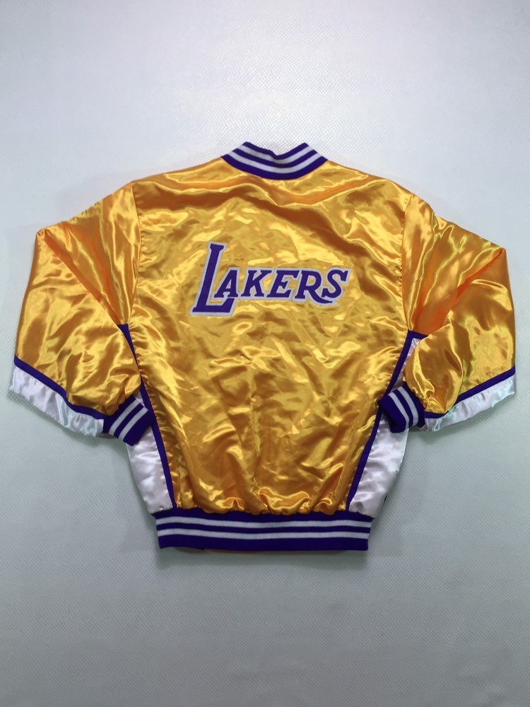 Varsity La Lakers Purple and White Vintage Jacket